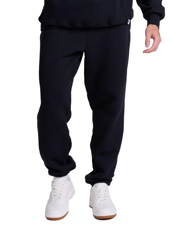 Russell Athletic Men's Dri-power Closed Bottom Pocket Sweatpants, Black, XL UK