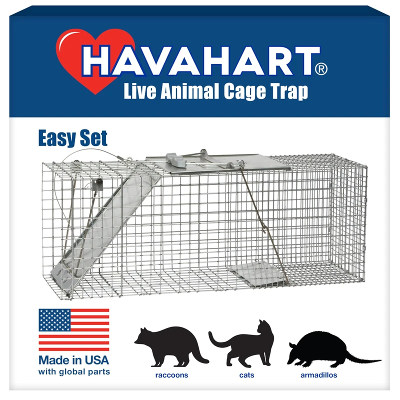 Havahart Large Live Animal Professional Style 1-Door Nuisance Animals Easy Set Trap - Image 1