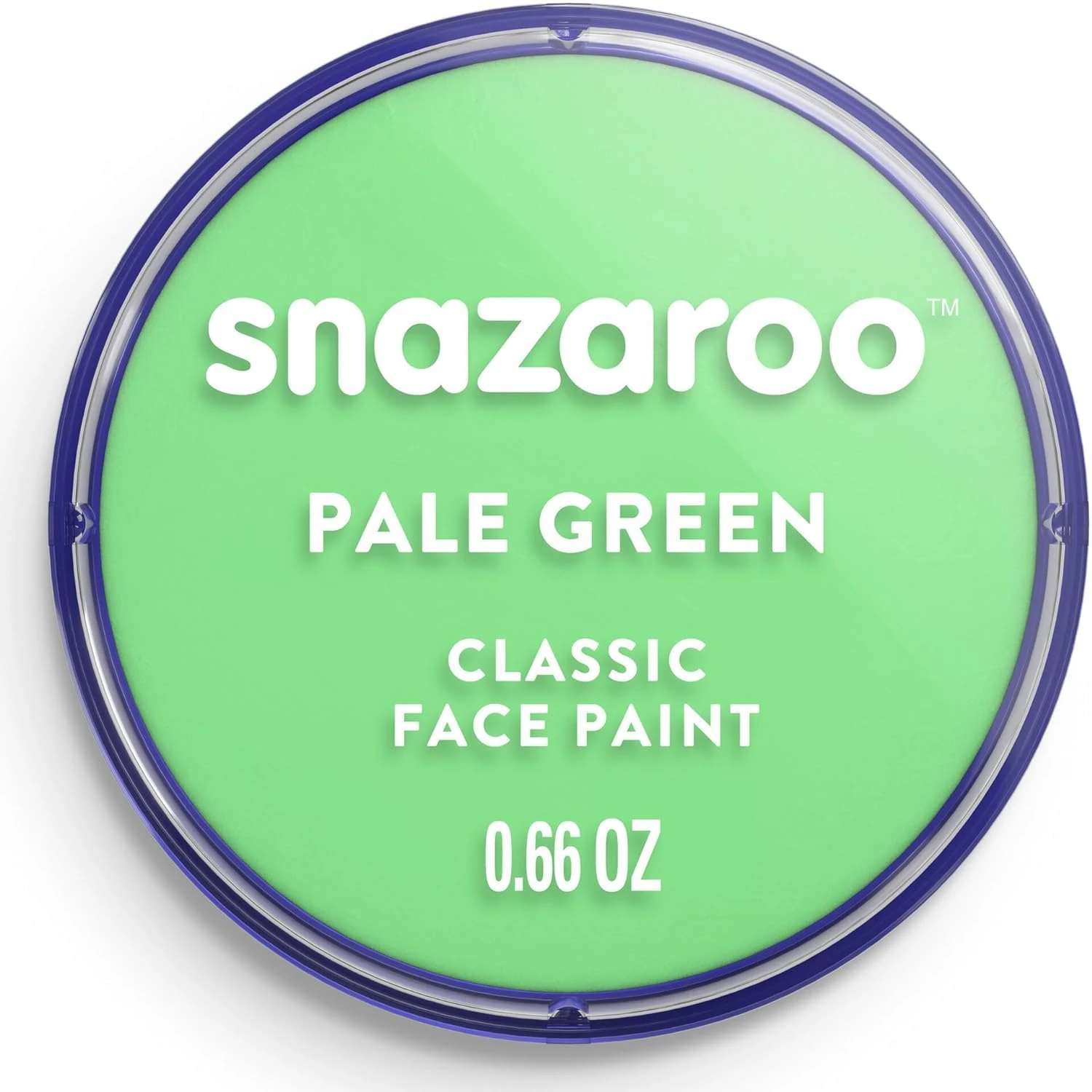 Snazaroo Classic Face and Body Paint for Kids and Adults, Pale Green Colour, Water Based, Easily Washable, Non-Toxic, Makeup, Body Painting for Parties, for Ages 3+