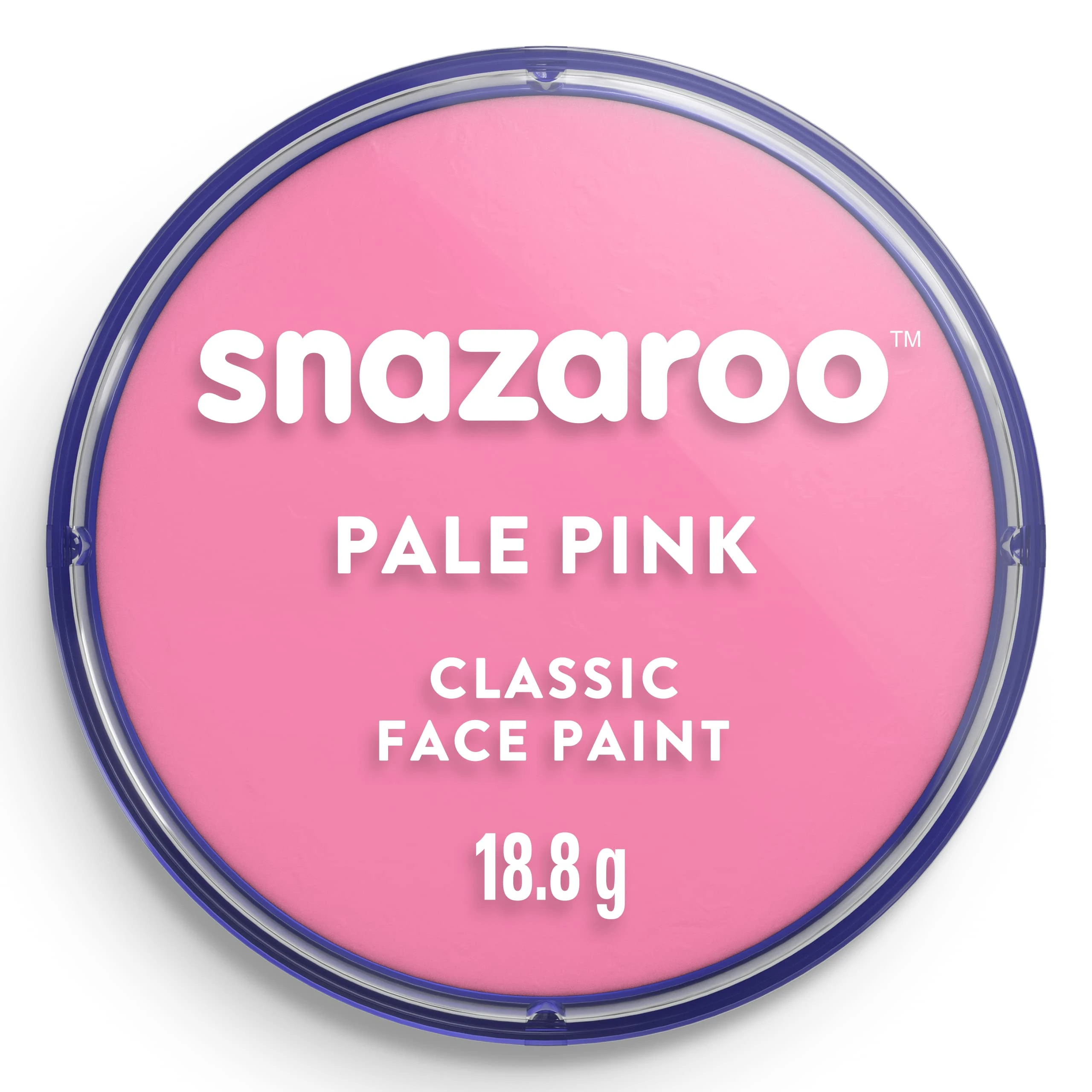 Snazaroo Classic Face and Body Paint for Kids and Adults, Pale Pink Colour, Water Based, Easily Washable, Non-Toxic, Makeup, Body Painting for Parties, for Ages 3+