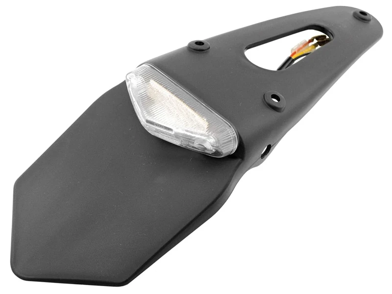 V Parts – 11740: portamatrículas Universal Enduro TRANSP. 6 + 3 Leds - Image 1
