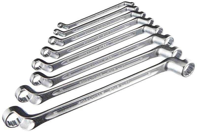 Stahlwille 96410405 20/20A Stahlwillestabil Double Ended Ring Spanner, 20/8 Size