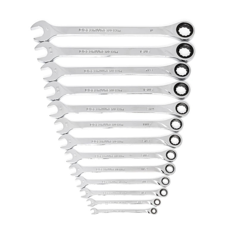 GEARWRENCH XL Ratcheting Combination SAE Wrench Set 13 Pc., 12 Point - 85199