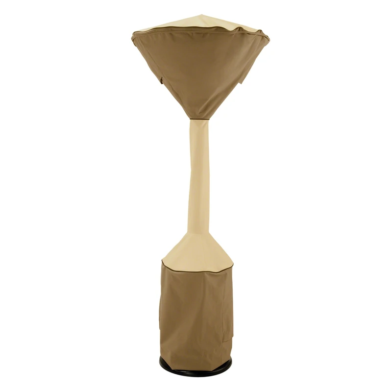 Classic Accessories 73112 Veranda Stand-up Patio Heater Cover Fits Heaters with Dome Base, Pebble, Round
