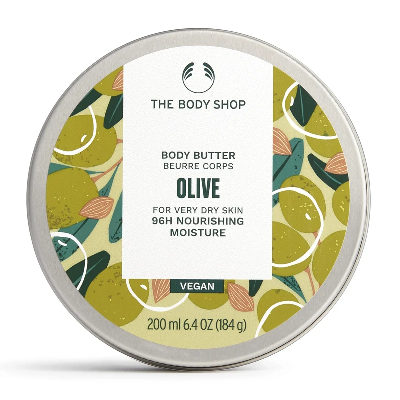 The Body Shop Olive Body Butter 200ml - 96% Shea & Olive Moisture