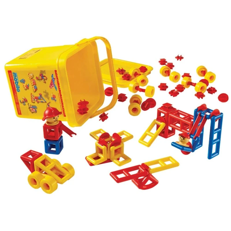Plasticant Mobilo 256 256-Basic Set, for 3-8 year old children, Red, Blue, Yellow, 210 x 210 x 200 millimeters