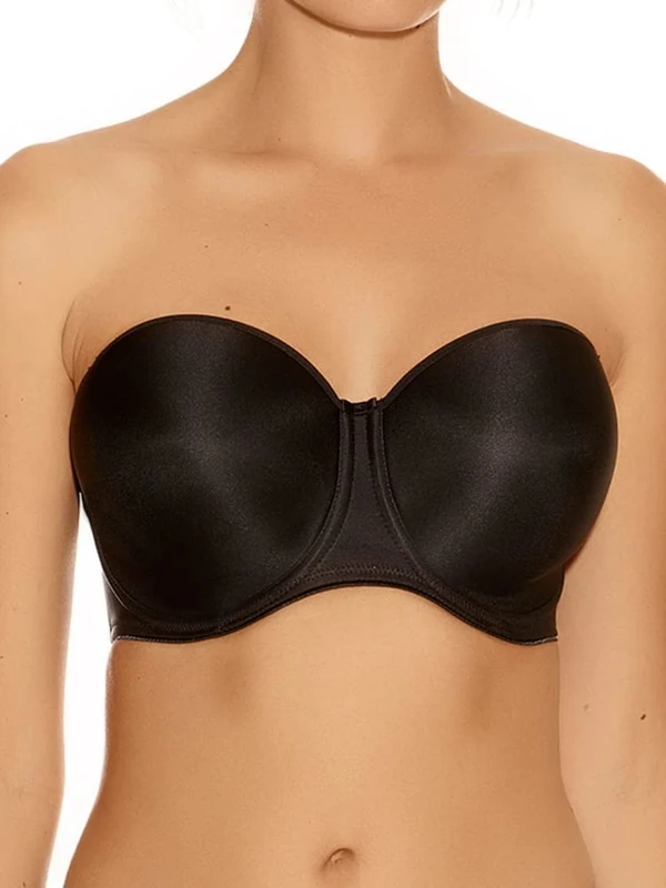Fantasie Smoothing Moulded Strapless Bra Black Black 30FF