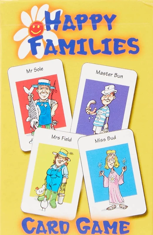 Cartamundi Happy Families - Kids Playing Card Game, 1 Pack of Cards, Great Gift For Kids, Age 4+