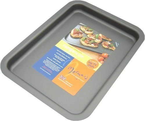 Samuel Groves 34cm x 46cm Hard Anodised Baking Tray, Roasting Tray, Range Ware, Used for Agas and Ranges, Roasting Tin UK Made