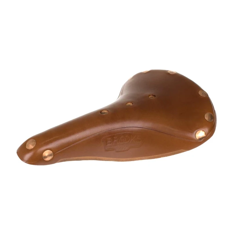 Brooks Saddles B17 Bicycle Saddle (Titanium Rails, Honey)