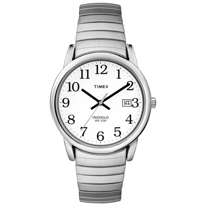 Timex Mens Classic Stainless Steel Expandable Watch - T2H451
