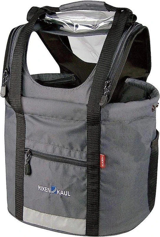 RIXEN&KAUL 374542 Bolsa Perro R&k Doggy 24l 38x29x25/40 gray Klickf for adults, made for everyday use, 24l, gray - Image 1