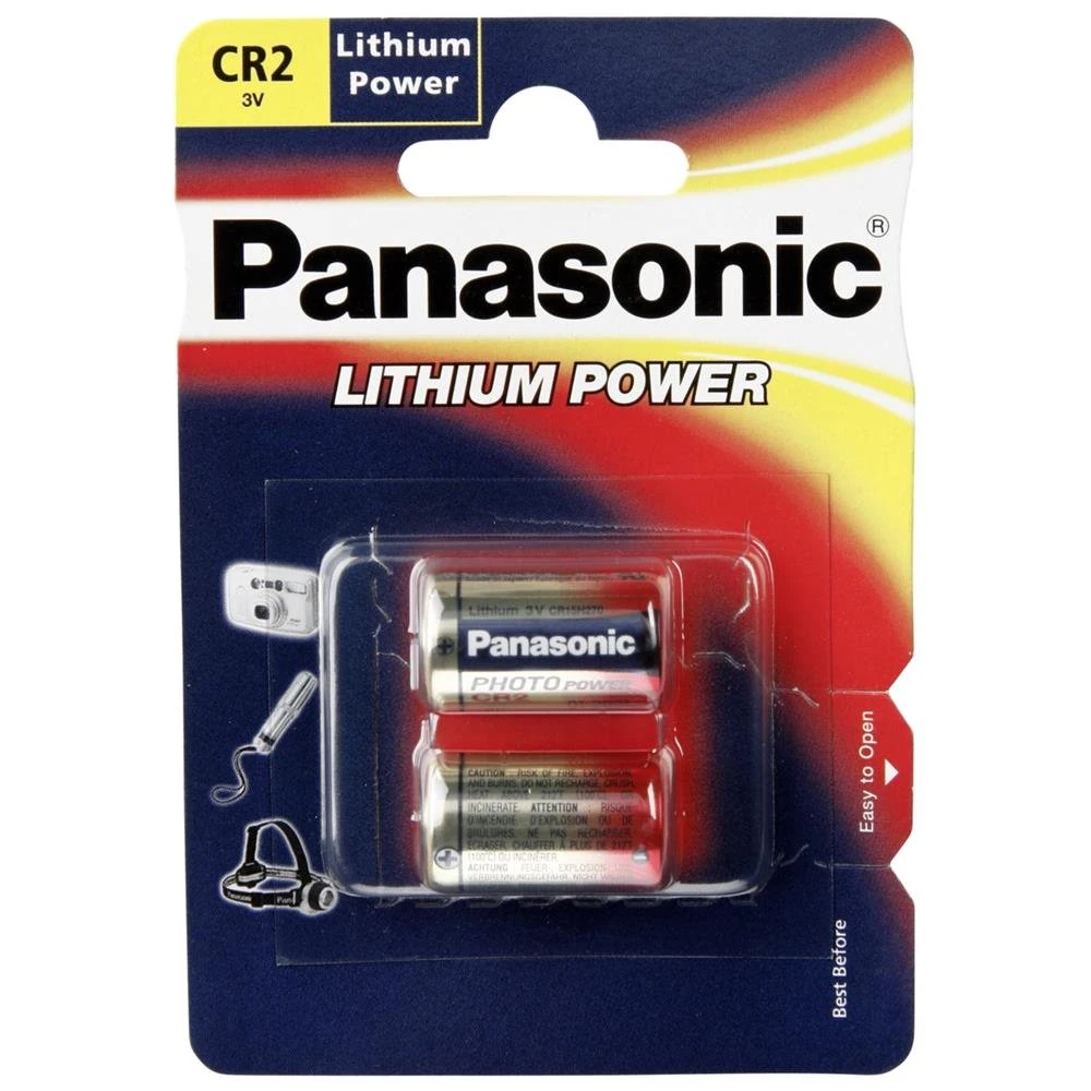 Panasonic Photo Lithium Batteries CR2L x 2