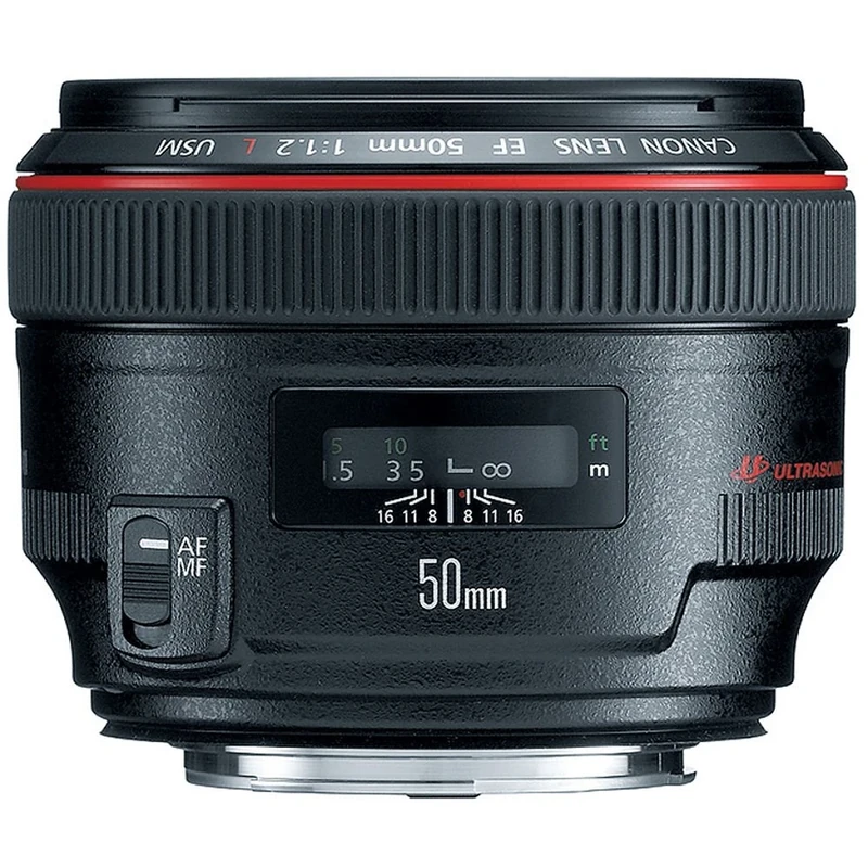 Canon EF 50 mm f/1.2L USM Lens, Black