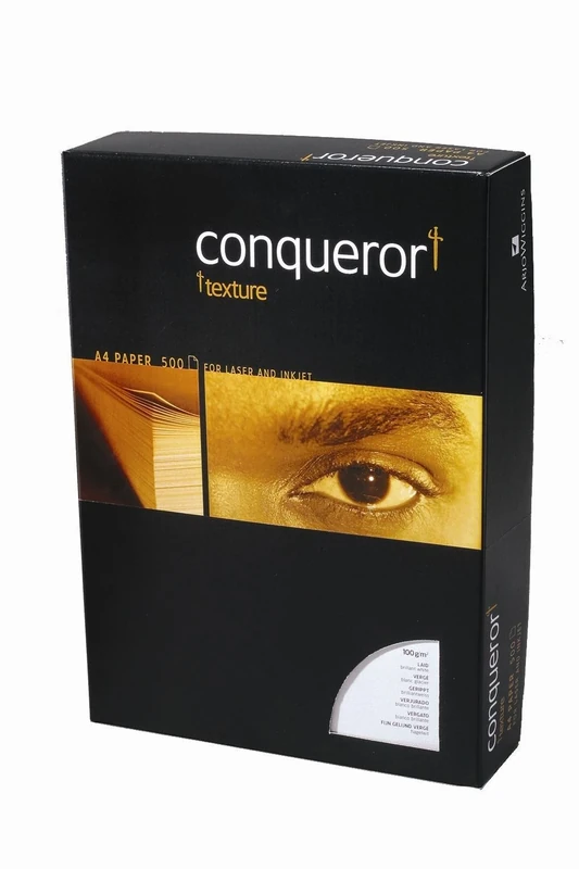 Conqueror Brilliant White Laid A4 210x297mm 100gsm WM 500sh/RM 5rm/BX