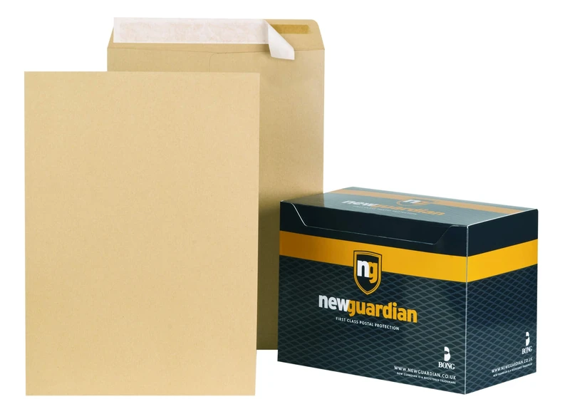 New Guardian C27013 Envelopes Heavyweight Pocket Peel and Seal Manilla C3 [Pack of 125]