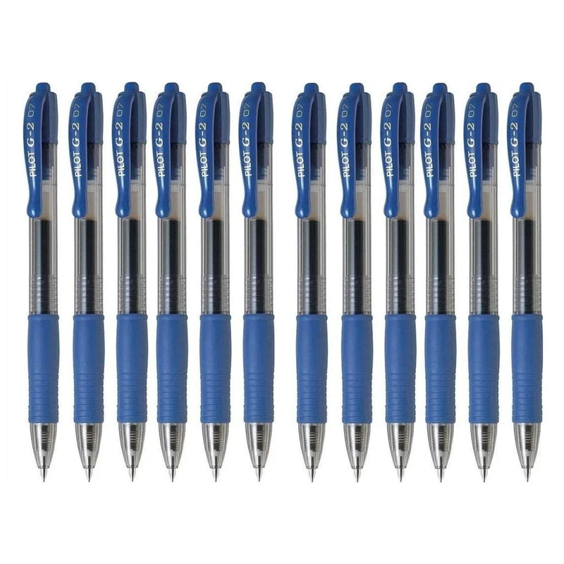 Pilot G207 Retractable Gel Rollerball 0.7 mm Tip (Box of 12) - Blue