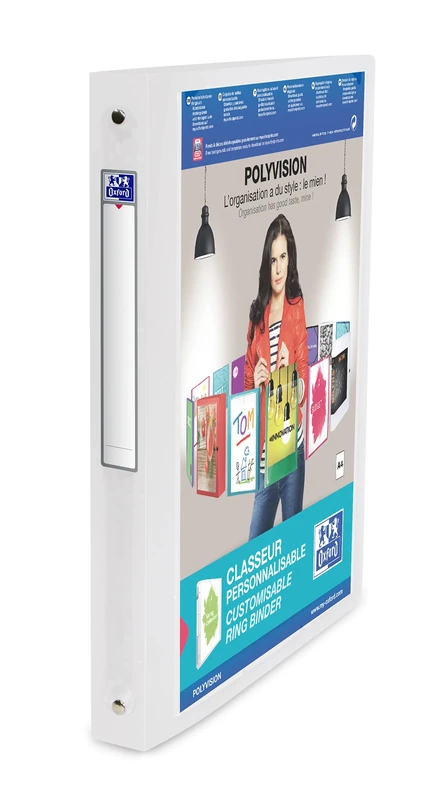 Oxford Polyvision A4 Clear Presentation Ring Binder (12 Pack) 100081049