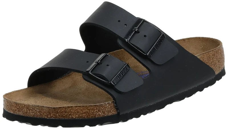 Birkenstock Unisex Arizona Sandal,Black Birko-Flor,42 M Eu / UK 8