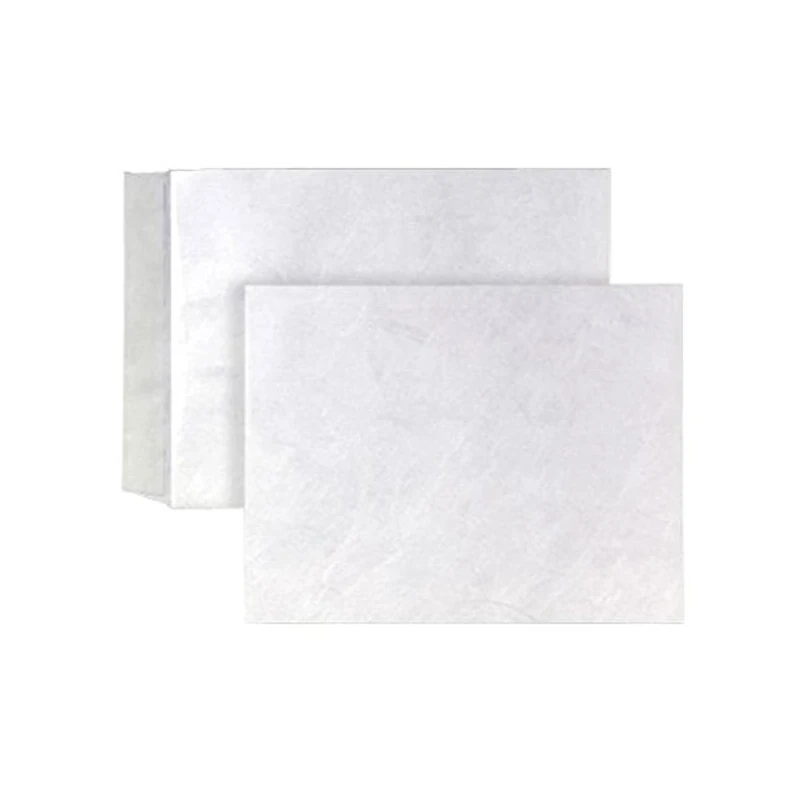 Tyvek Pocket Envelopes Strong Lightweight E4 H394xW305mm White Ref R1790 [Pack of 100]