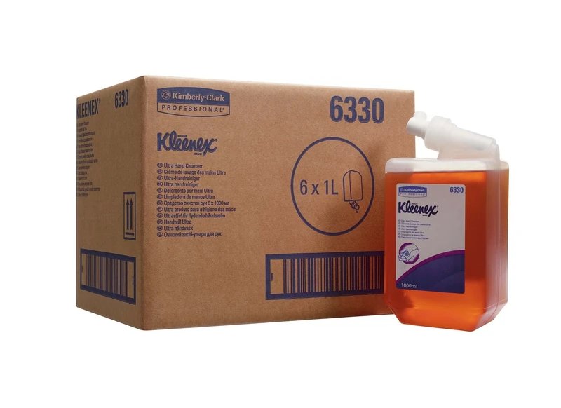 Kleenex Ultra, 6330, Hand Soap, 1 Ltr, amber, 6 x 1 Ltr cassettes