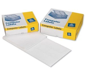 Avery Computer Labels Two Wide on Web 102x37mm Ref 6423/2 [10000 Labels]