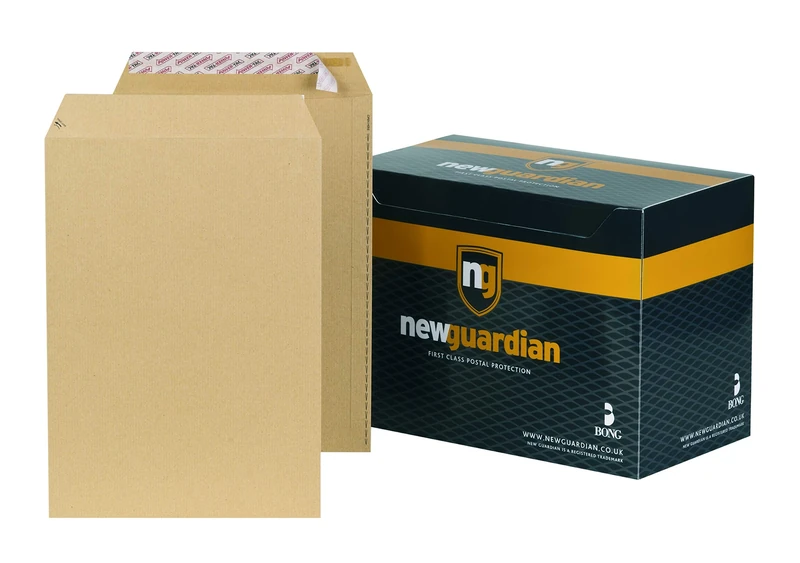 New Guardian Envelopes Heavyweight Pocket Peel and Seal Manilla C4 [Pack of 250]