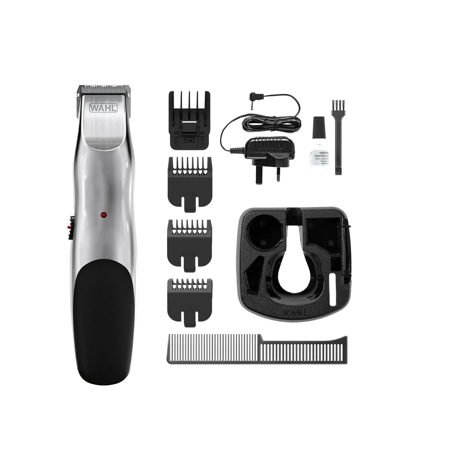 Wahl Groomsman Cord/Cordless Stubble & Beard Trimmer, Stubble Trimmer, Gift for Him, Male Grooming Set, Trimmers for Men, Rechargeable Trimmer, Corded, Cordless, Beard Care