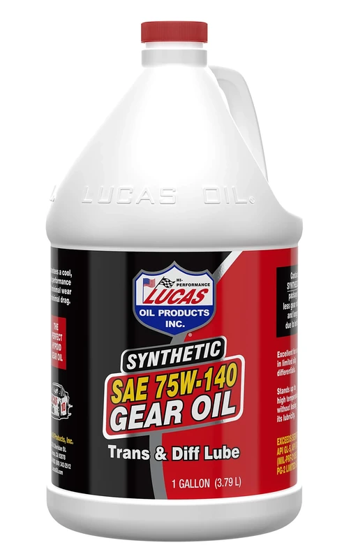 Lucas Oil 10122 75/140 Gear Oil-3.78L, 1 Gallon (128 Ounces)