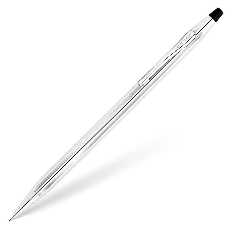 Cross Classic Century Lustrous Chrome Pencil 0.7MM incl. Premium Gift Box – Refillable Pencil