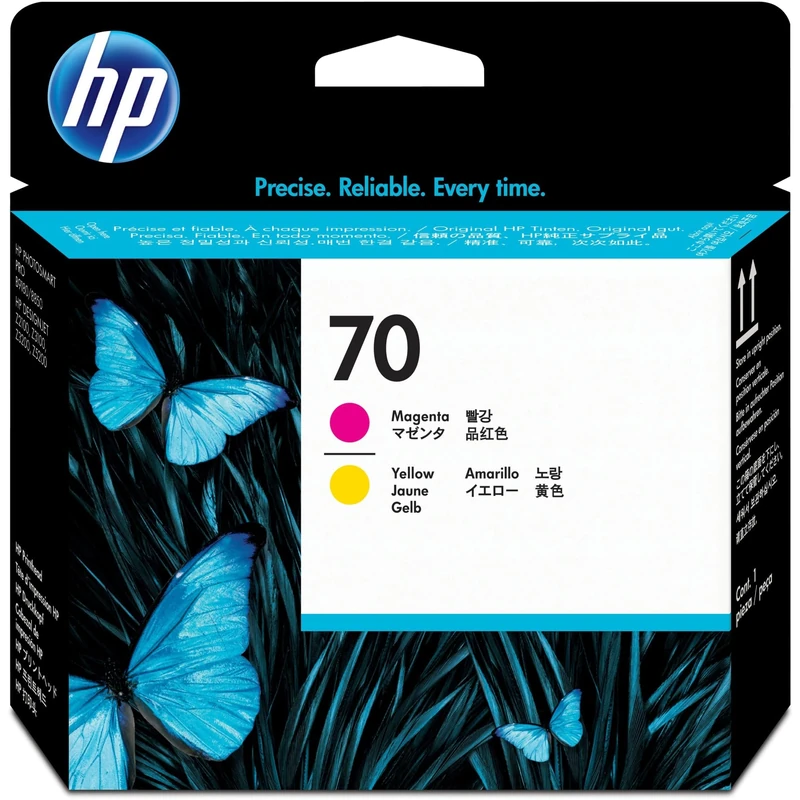 HP Original 70 Magenta and Yellow Printhead