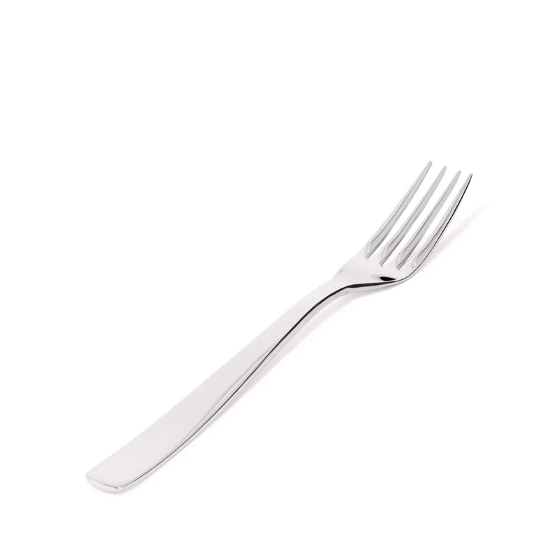 Alessi A di Knifeforkspoon Table Fork, Polished, Set of 6, (AJM22/2), Silver
