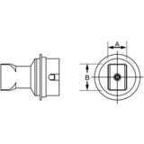 Weller T0058736840 Hot Air Nozzle for Divendo Wha