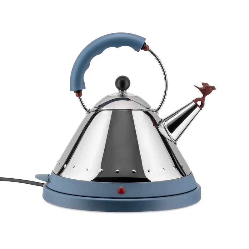 Alessi Cordless Electric Kettle, Light Blue
