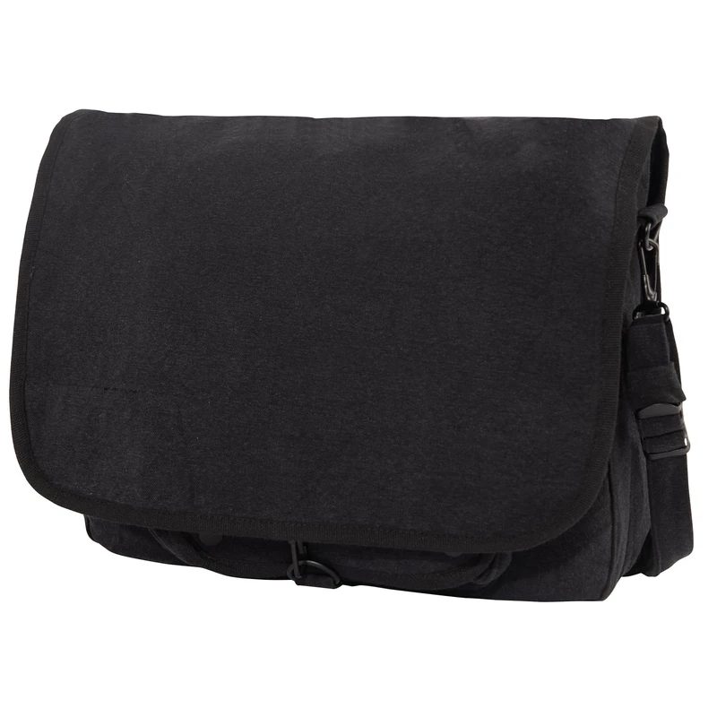 ROTHCO Black Vintage Paratrooper Shoulder Bag