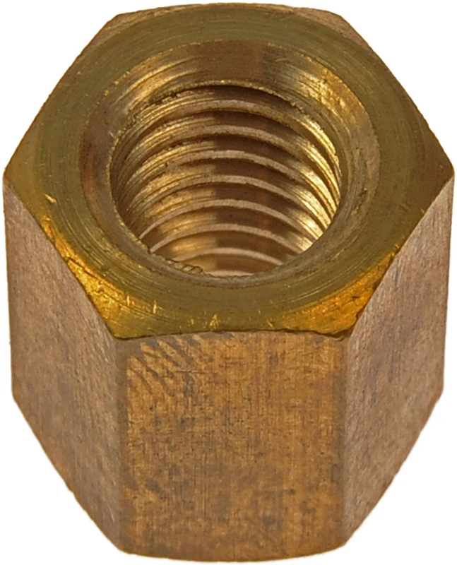 Dorman 680-104 Brass Hex Nut - 3/8-16 In. Compatible with Select Chevrolet Models, 25 Pack