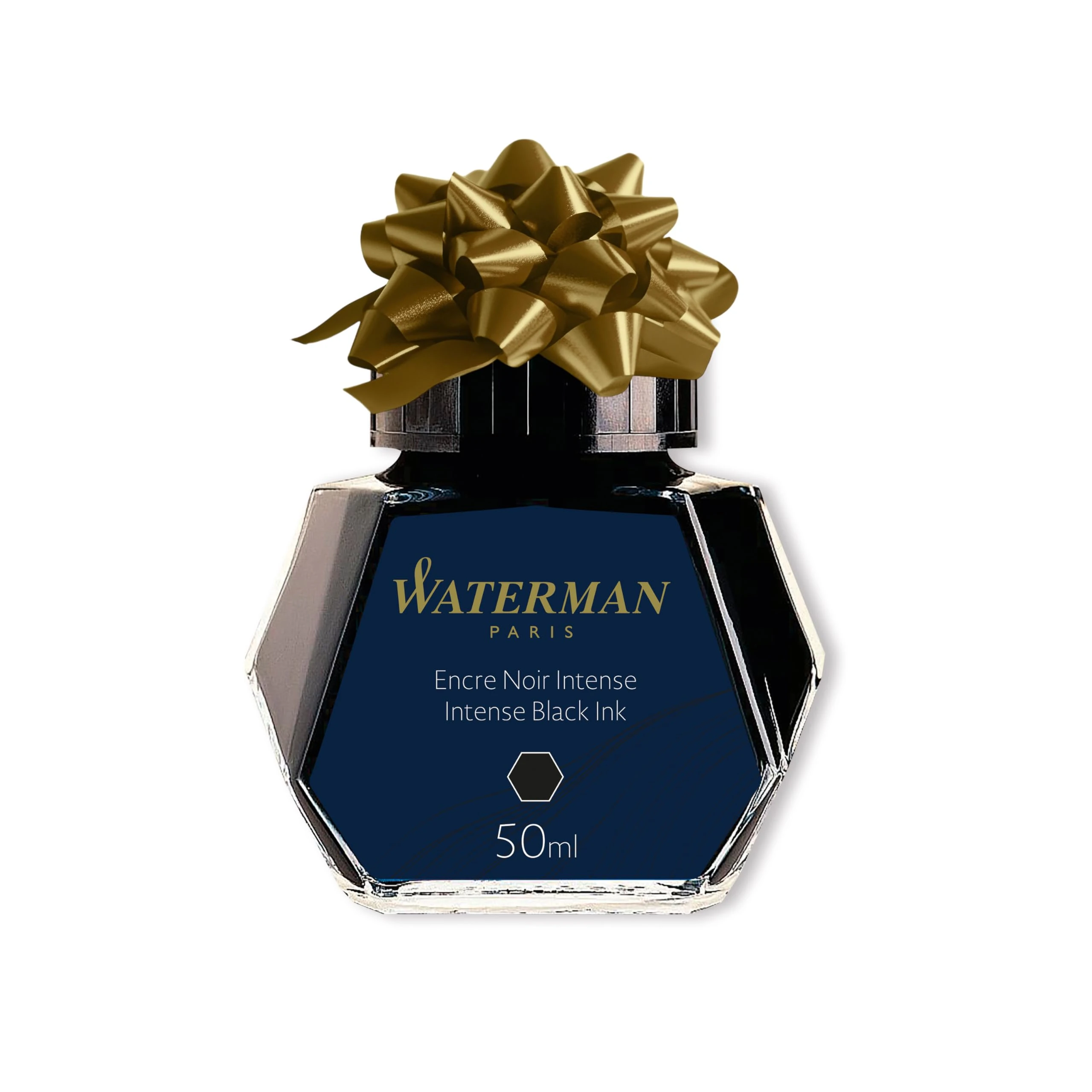 Waterman Fountain Pen Ink | Intense Black | 50ml Bottle