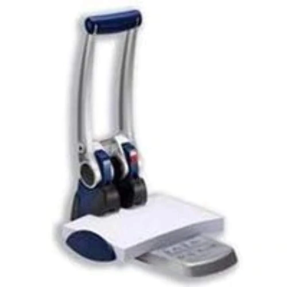 Rexel HD2300X Ultra Heavy Duty 2 Hole Punch, 300 Sheet Capacity, Effortless Punching, Metal, Silver/Blue, 2101521