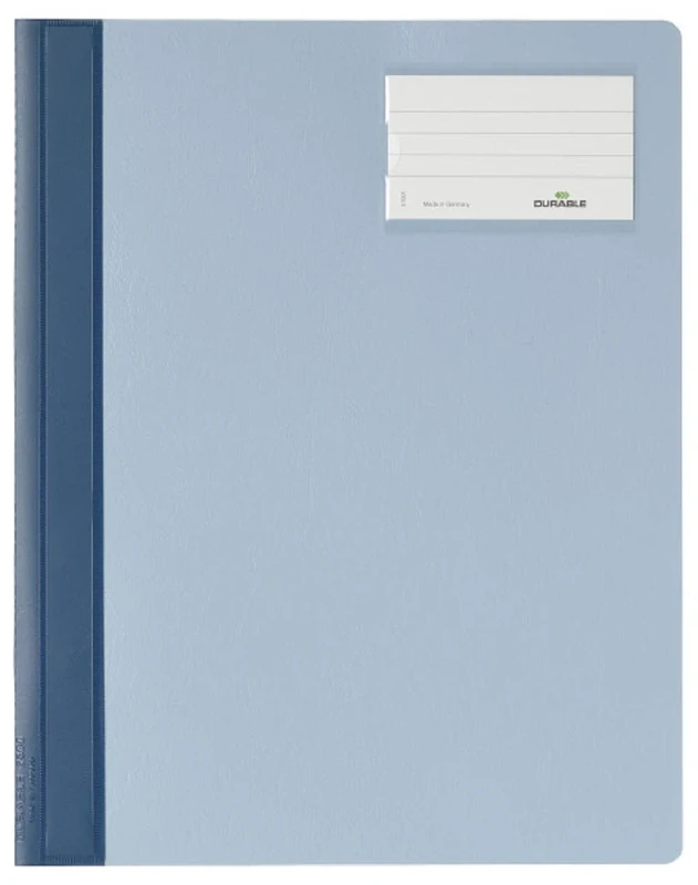 Durable 250007 Slip Folder, A4 Extra Wide (Pack of 25) - Blue