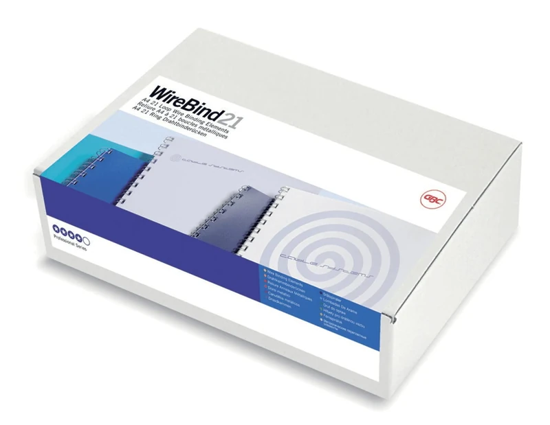 GBC MultiBind Binding Wires, 12 mm, 100 Sheet Capacity, A4, Black, Pack of 100, IB165320