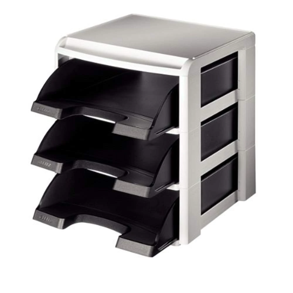 Leitz A4 Letter Tray Rack, Black, Plus Range, 53270095
