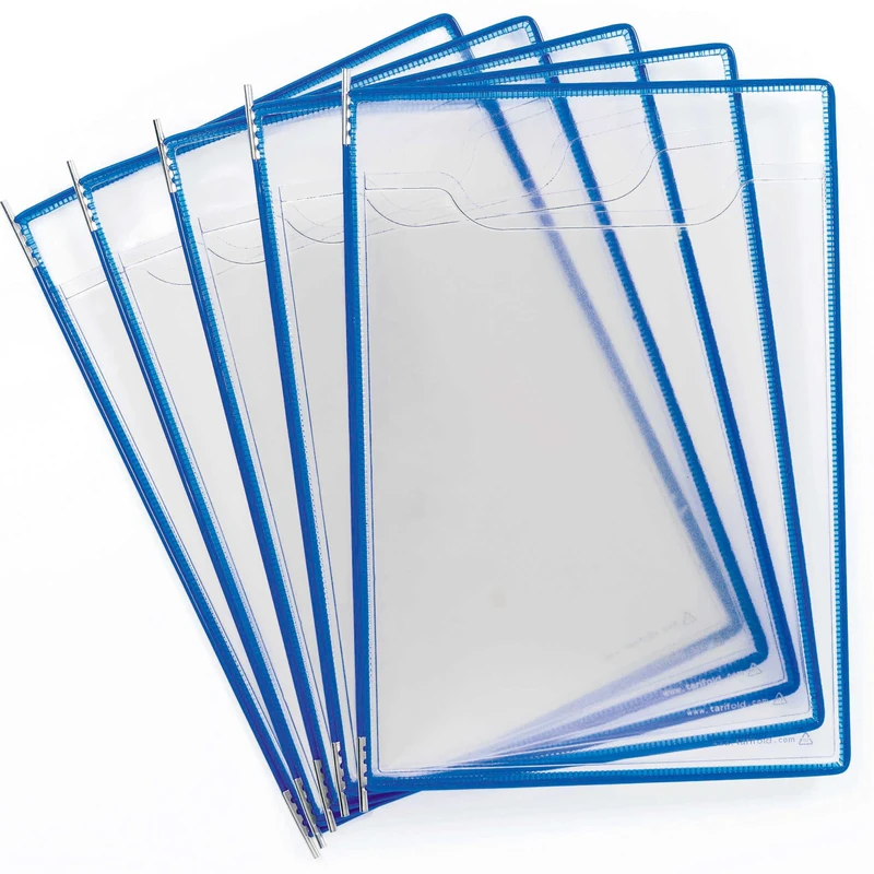 Tarifold Technic Fold-Up Pocket for Display Units Capacity 40 Sheets A4 Ref 194201 [Pack of 5]