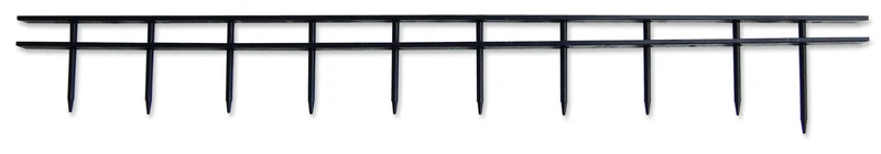 GBC A4 Black 25 mm SureBind 10 Prong Binding Strips Ref 1132850 - Pack 10 x10 - Image 1