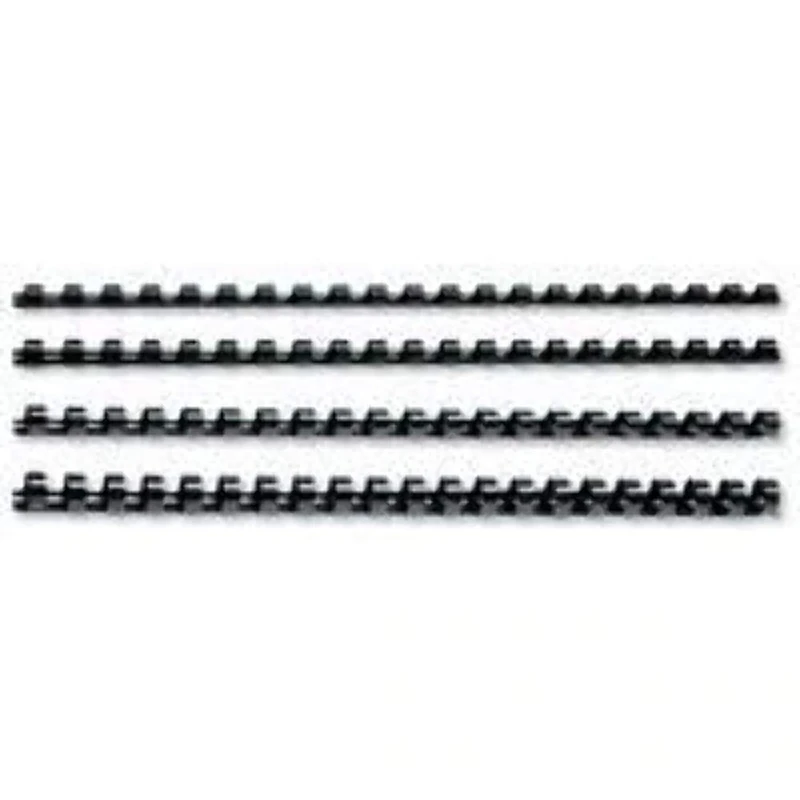 GBC 22mm Black Comb Binding Rings - A4 21 Ring Pack of 100