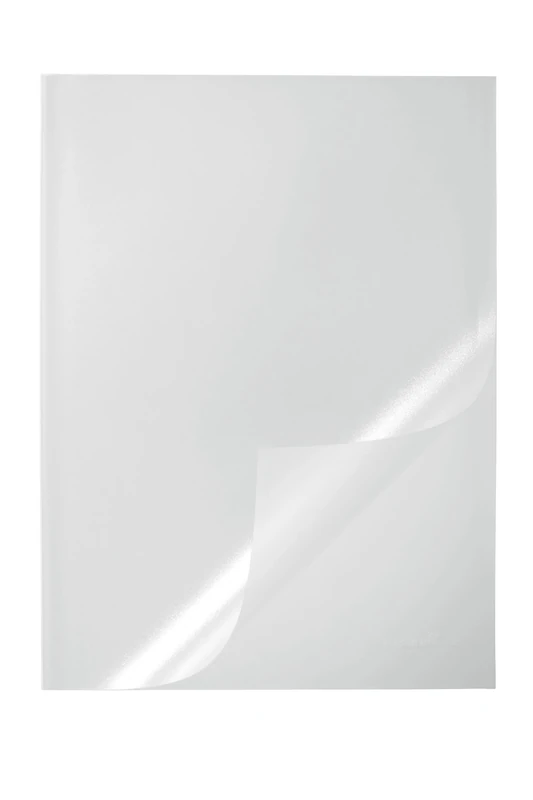 Durable Report Covers PVC Capacity 100 sheets A3 Folds to A4 Clear Ref