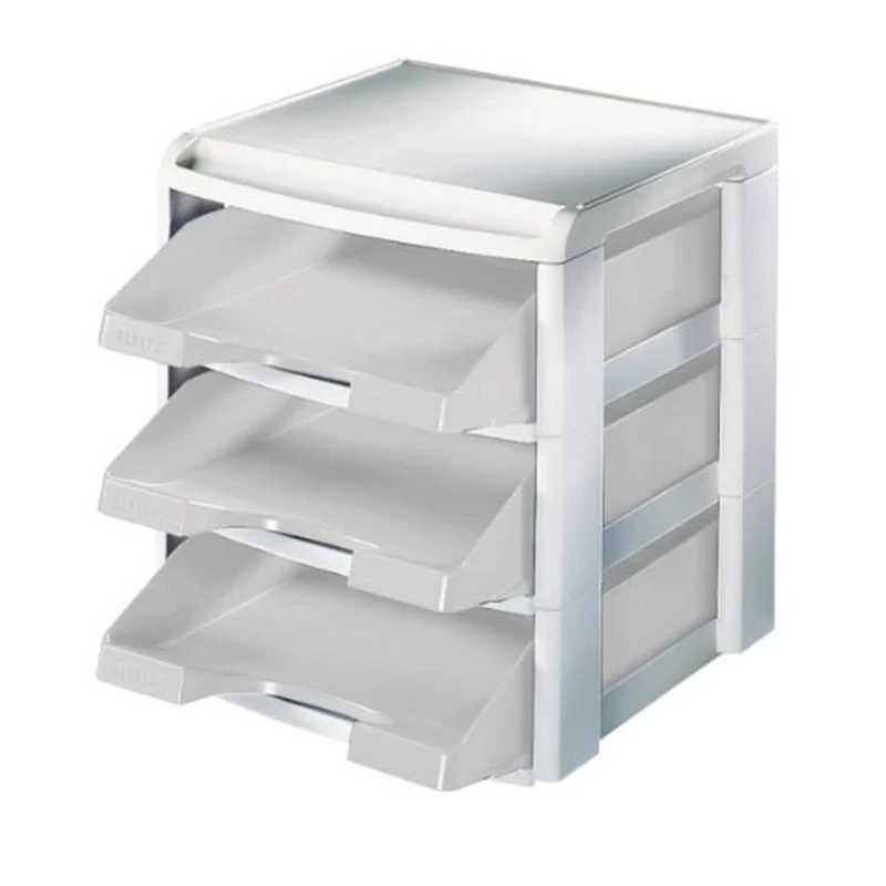 Leitz A4 Letter Tray Rack, Grey, Plus Range, 53270085