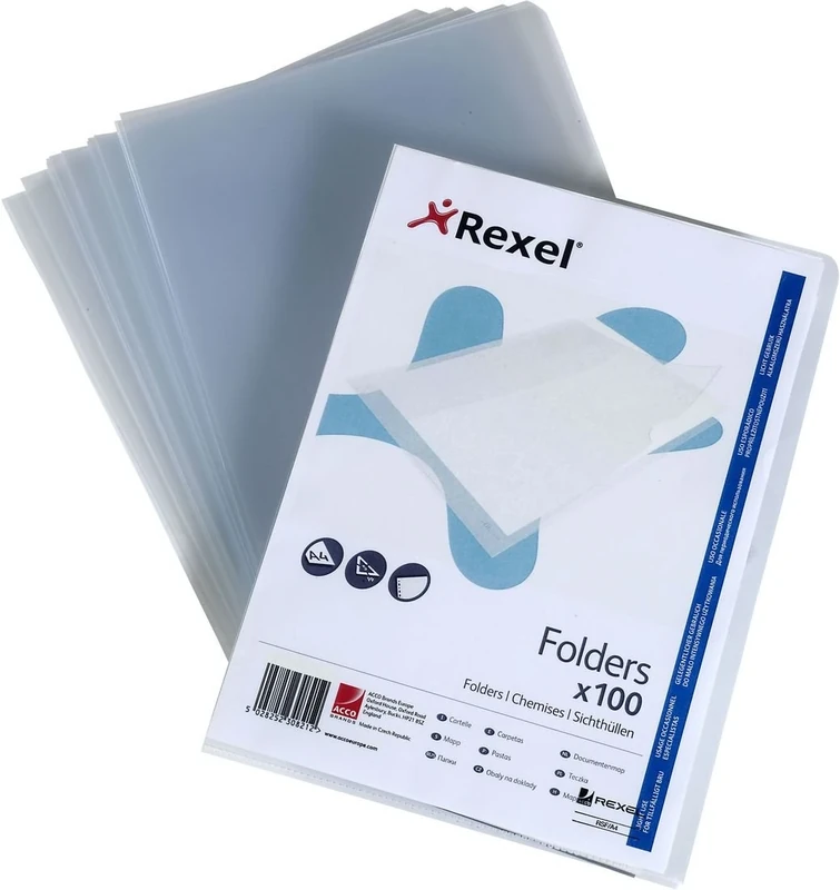 Rexel 12175, A4 Document Folder, Pack 100