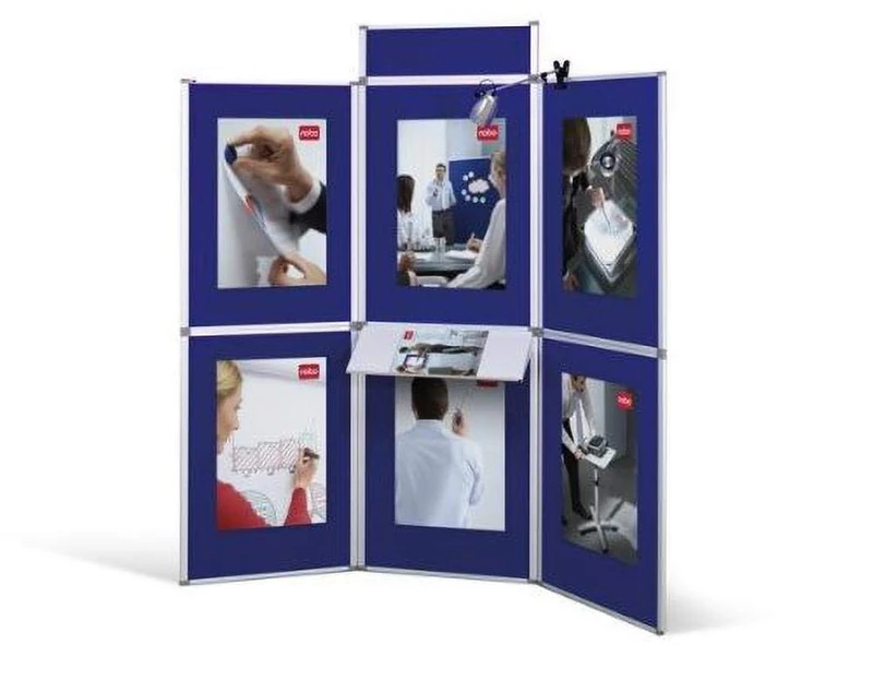 Nobo Pro Panel 6 Aluminium Framed Panels Blue
