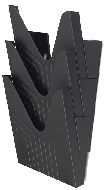 Avery 144-3BLK Original A4 Literature Holders, 250 x 260 x 115 mm, Set of 3 - Black