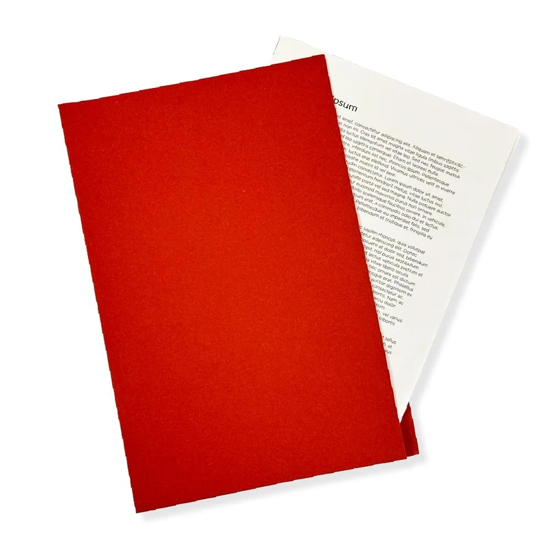 Exacompta - Ref FS315-REDZ - Guildhall - Square Cut Folder, 35 x 24.2cm, 315gsm Premium Heavyweight Manilla, Holds A4 & Foolscap Documents, Blue Angel Certified - Red, Pack of 100
